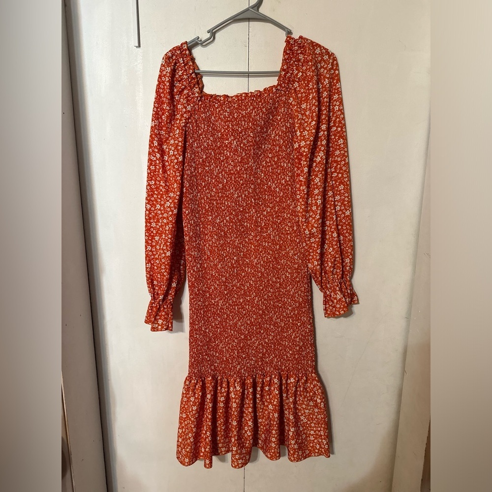 Maternity Summer Floral Midi Bodycon Dress - Picture 3 of 5